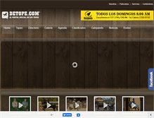 Tablet Screenshot of detope.com